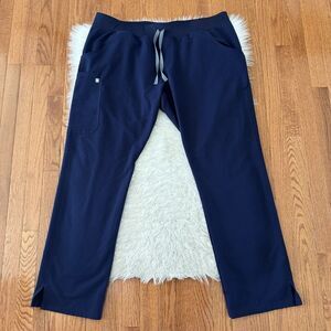 FIGS Technical Collection Kade Cargo Scrub Pants Navy Blue Women’s XXL Tall